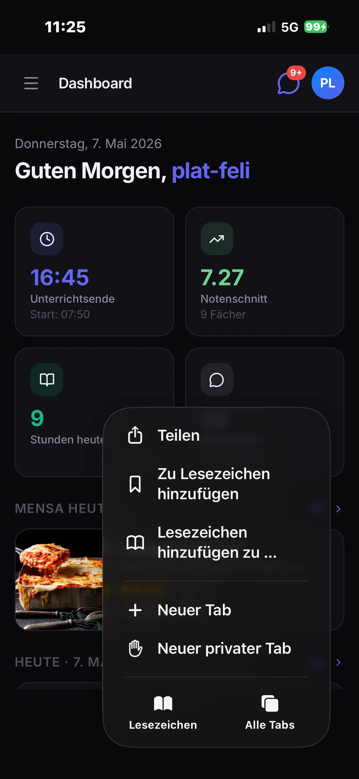 Schritt 02: Teilen tippen