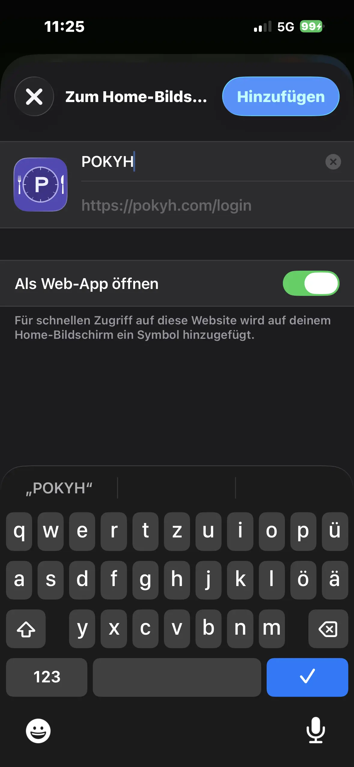 Schritt 04: Hinzufügen